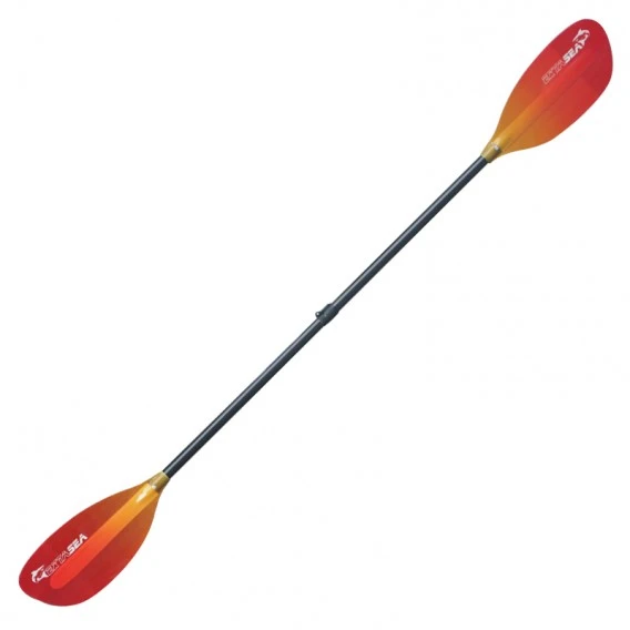 ExtaSea Pro-XL Carbon Vario Doppelpaddel | 220-240cm | 4-teilig | Red-yellow 5 ExtaSea Pro-XL Carbon Vario Doppelpaddel | 220-240cm | 4-teilig | Red-yellow – Bild 3