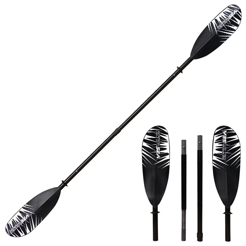 ExtaSea Safari Fiberglas Vario Doppelpaddel Kajak Paddel 4-teilig 4 ExtaSea Safari Fiberglas Vario Doppelpaddel Kajak Paddel 4-teilig – Bild 2
