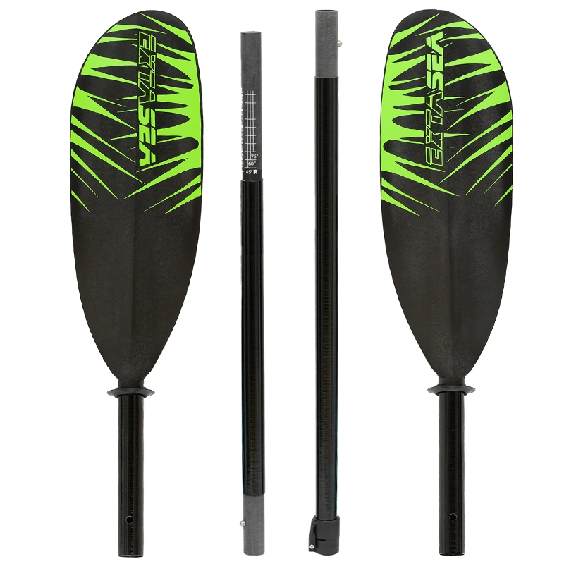 ExtaSea Safari Fiberglas Vario Doppelpaddel Kajak Paddel 4-teilig 6 ExtaSea Safari Fiberglas Vario Doppelpaddel Kajak Paddel 4-teilig – Bild 4
