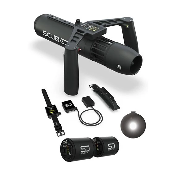 Scubajet Pro All In One Kit Deluxe Aktions-Set Elektromotor Für Kajak + SUP + Tauchen 3 Scubajet Pro All In One Kit Deluxe Aktions-Set Elektromotor Für Kajak + SUP + Tauchen